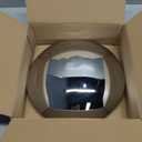 Semi Truck Hub Covers 8.9" Dome Style Hub Caps 5 Even Notched Chrome Mirror Finish Semi Hub Cap Covers for Rear Semi Truck Wheels, 1 PC