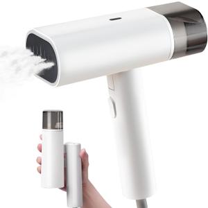 Portable Steamer for Clothes, Handheld Travel Steamer Foldable with Horizontal & Vertical Steaming, 20-Second Fast Heat-Up,180ml Water Tank,Wet/Dry Ironing,1200W Garment Wrinkle Remover