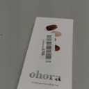 ohora Semi Cured Gel Nail Strips (N Brown Sugar) - Brown, Marble, Works with Any UV/LED Lamps, Salon-Quality, Long Lasting, Easy to Apply & Remove - Includes 2 Prep Pads, Nail File & Wooden Stick