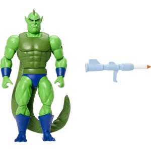 Masters of The Universe Origins Action Figure Cartoon Collection Whiplash, 5.5-inch 1980s Motu TV Tailed Villain, Detailed Design & Rocket Launcher
