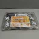 Brightown 300 LED Fairy Curtain Lights, 9.8ft x 9.8ft Warm White Curtain String Lights, USB Plug in 8 Lighting Modes Christmas Decoration, Hanging Lights with Remote for Bedroom Indoor Weddings Dorm