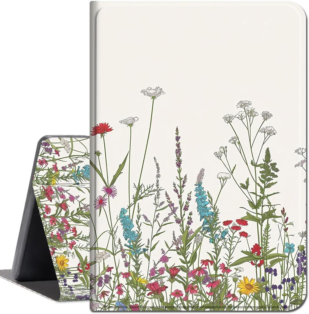 Tuiklol Tablet Case for Samsung Tab S10 Ultra (2024 Release) / Tab S9 Ultra 14.6 Inch (2023 Release), Built-on Pencil Holder Slim Hard Shell Case Trifold Stand Cover Auto Wake/Sleep, Back Book