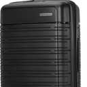 Samsonite Elevation Plus - Carry-On Hardside Luggage with QuickEntry™ Front Compartment - Scratch Resistant Polypropylene Shell, AirTag Holder, TSA Lock, Airline Approved - Triple Black