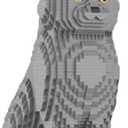 Animal Cat Series Shorthair Blue Cat Micro Building Blocks Set(2903PCS) Gift for Adults and Kids