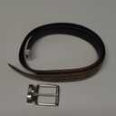 Dockers Men's Reversible Casual Belt with Comfort Stretch-cognac/black, Medium