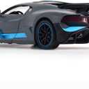 1:32 Bugatti Toy Car Divo Metal Model Diecast Cars with Light and Sound Pull Back Toy Cars for Boys Kids Gift (Divo-Grey)