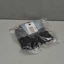 6 Pairs Fingerless Eczema Gloves Moisturizing Gloves for Adults Fingerless Cotton Gloves Washable and Reusable Eczema Sleeves Cotton Gloves Overnight Dry Hands for Adults Eczema (Black)