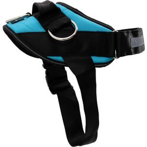 ShawnCo Essential Dog Harness, No-Pull Pet Vest with 3 Leash Clips, No Choke, Reflective, Adjustable and Padded, for Easy Walking and Training for Small, Medium and Large Dogs (Oceanic Blue, L)
