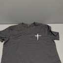 Jesus Christ Christians Men Women Christian Cross T-Shirt (L, Black)