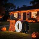 Christmas Decorations Illuminated Sign Boo Perfect for Christmas Decorations, Suitable for Indoor and Outdoor use on porches, Gardens, and lawns.