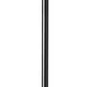 Adesso 4029-01 Bella Floor Lamp, 74 in, 100W Incandescent, Black Nickel, 1 Tall Light