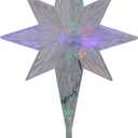 Kurt Adler 11.25-Inch UL Polar Star Treetop with LED Color-Changing Light