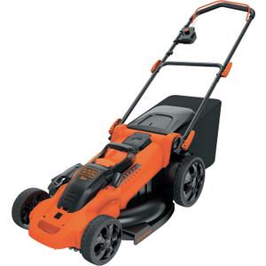 Black+Decker Akku-Rasenmher CLMA4825L2 (36V, 2.5Ah, 48 cm Schnittbreite, mit Autosense-Technologie, fr groe Rasenflchen bis 600 m, 7-fache Hhenverstellung, INKL. 2 Akkus, Ladegert)