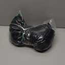 MAYFASEY Women's Flare Chiffon Sleeve High Split Formal Evening Gown Maxi Dress with Cape Black Small