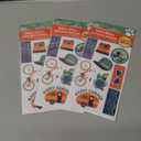 3 Sheet Fruille Sensory Stickers Autocollants Sensoricls