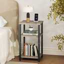 DUMOS End Table, Small Side Table, Bedside Nightstand for Small Spaces, 1 Pack
