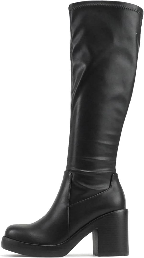 Soda SONIA ~ Women Knee High Chunky Block Heel Platform Boots
Soda Shoes Style Nevaeh Black 9.5