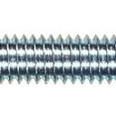 Hillman 2154 Carriage Bolt with Nut (10-24 Coarse Thread x 3/16" Dia. x 4" Length), Zinc