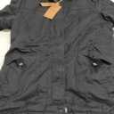 WenVen Boy's Winter Thicken Cotton Coat Heavy Sherpa Lined Hooded Parka Jacket XL Black