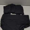 Molasus Women's Cotton Underwear High Waisted Full Coverage Ladies Panties (Regular & Plus Size) XL