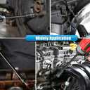 6pcs SAE 1/4 and 5/16 Magnetic Nut Driver Set, 6 inch Long Nut Setter Set, Impact Power Hex Nut Driver Drill Bit, Magnetic Socket Impact Drill Bit Tool