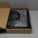 6 Packs Large Toy Storage Bags with Labels, Reusable Clear PVC Board Game Storage, Travel Waterproof Organizer Bags with Zipper for Building Blocks, Puzzle, Kids Books(3 large & 3 Extra Large) (Black)