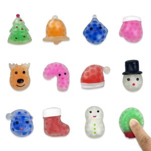 QINGQIU 4 Pack Christmas Big Squeeze Balls