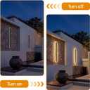 2Pack 39inch Outdoor LED Wall Light, 30W 110V Hardwired Long LED Wall Sconce, IP65 Waterproof Modern Light Fixture with Frosted Acrylic, 3000K Warm White Wall Lighting for Porch Garage House Exterior