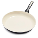 GreenPan Rio Healthy Ceramic Nonstick 12" Frying Pan Skillet, PFAS-Free, Dishwasher Safe, Black