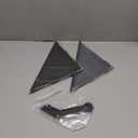 Corner Shower Shelves, 10 Recessed Tile Shower Shelf Matte Black, 304 Stainless Steel Grout in Corner Tile Bathroom Shelves, No Drilling, 2 Pack