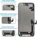Ayake for iPhone 16 Screen Replacement, 6.1 inch FHD LCD Display and Touch Digitizer Screen, True Tone Programmable, Face ID Remains (for A3287, A3081, A3286, A3288)