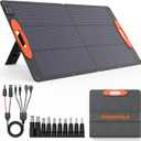 SOKIOVOLA N-Type 16BB 100W Portable Solar Panel 18V ETFE Portable Foldable Solar Charger NextGen 25% High Conversion Folding Solar Panel for Camping Outdoor RV (Medium Gray)