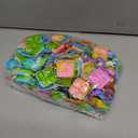 100 Pack Square Pop Fidget Keychain Pop Fidget Toys Bulk Party Favors for Kids 4-8,8-12 Years, Goodies Bag Stuffers Bulk, Gift for Kids, Boys, Girls