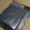 2 Sets Outdoor Cat Shelter with Self Heating Cat Pad Included 15.8 Inch Waterproof Stray Shelter Warming Pad Outside Pet Cave with Tent Stakes for Wild Animal Dogs(Black Gray)