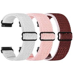 TumpCez Quick Release Watch Band - Choice of Width 19mm Watch Bands, Solo Loop Adjustable Elastic Nylon Watch Straps Replacement Wristband for Men Women
