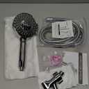 SR SUN RISE Filtered Shower Head with Handheld High Pressure 9 Spray Mode Showerhead Detachable Shower Head Water Softener Filters Beads for Hard Water Remove Chlorine 1 Filter Chrome