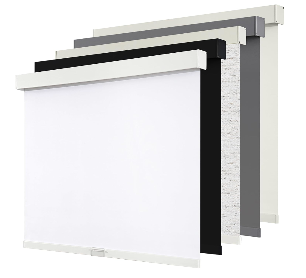 SUNOFF Cordless Blackout Roller Shades Blinds for Windows,36"W x 72"H,White