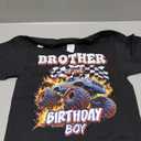 Brother of The Birthday Boy Monster Truck Birthday T-Shirt S