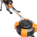Interactive Suction Cup Dog Toy for Boredom Relief, Tug of War and Self Play with Rope and Rubber Ball, Dog Toys to Keep Them Busy Indoors Or Outdoors (bo)