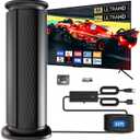 2025 Upgraded TV Antenna Up 2800+ Miles Range, Digital Best Antenna for Smart Tv Indoor/Outdoor 4k Local Channels, Amplified HDTV Antenna Long Range with Amplifier Signal Booster/Thic Cable (Large)