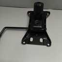 Heavy Duty 500LBs Office Chair Tilt Control Mechanism Replacement Parts, Office Chair Swivel Tilt Base W/6" x 10.2" Mounting Holes - Black