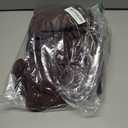 KELUINA Bar Chair Stool Covers, Stretch Removable Washable Chair Slipcover for Short Swivel Dinning Chair Back Chair Bar Stool Chair (Brown,Set of 4)