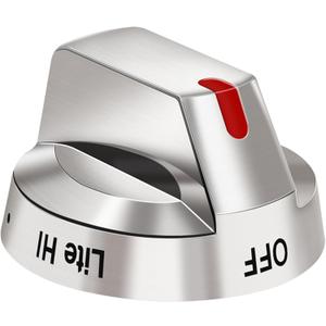 DG64-00473A Upgraded Gas Stove Knobs Compatible with Samsung Range Stove Knobs Replacements Nx58f5700ws Nx58h5600ss Nx58h5650ws Nx58j7750ss (1Pcs)