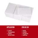 Scotch-Brite Light Cleansing Hand Pad 07445, SF Grade, 6 in x 9 in, Mild Abrasive Hand Sanding Pad, For Metal, Vinyl, Porcelain and Other Delicate Surfaces, Pack of 20