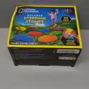 NATIONAL GEOGRAPHIC Stepping Stones for Kids Durable Non-Slip Stones Encourage Toddler Balance & Gross Motor Skills, Indoor & Outdoor Toys, Obstacle Course, Gifts for Toddlers