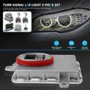 MUNIK 6 Pcs Set Left Right Turn Signal&LED Headlight Module Compatible with BMW 2009-2013 520i 523i 530i 535i F10 F11 Replace# 63117271901 63127262731 63117316217 63117237647 D1S6000K
