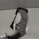 Momcozy Portable Baby Carrier  Compact & Lightweight, Adjustable for Travel, Fold & Go Convenient Storage Hip Pouch, Wide Shoulder Straps, Soft Skin-Friendly Fabric, for Babies 1235 lbs (Grey)