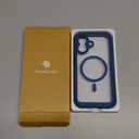 Miracase for iPhone 17 Case 6.3'', Full-Body Military Grade Drop Protection Outdoor Phone case with Built-in Glass Screen &Camera Control, Easy Installation, No Gap, Compatible with MagSafe, Blue