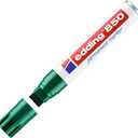 edding 850 permanent marker - green - 1 pen - chisel nib 5-15 mm - for bold markings -waterproof, quick-drying, smear-proof pens - for cardboard, plastic, glass, wood, metal and fabric (04: 1 Pen - green)
