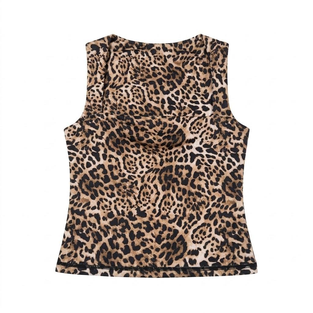 Reoria Leopard Print Top M